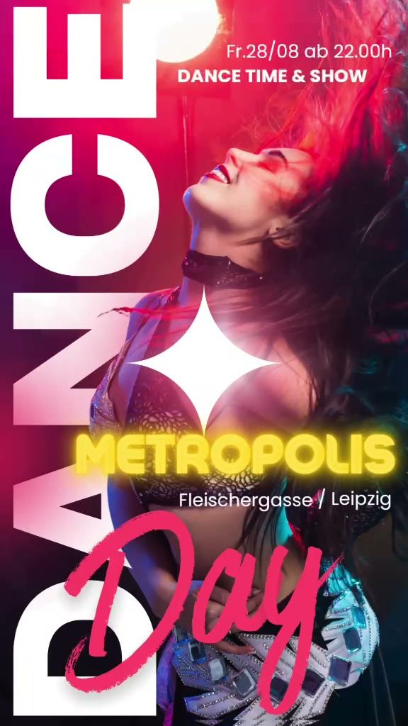 Flyer Dance Day im Metropolis Leipzig am 28. August